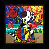 PUPPY LOVE -  Mixed Media Original