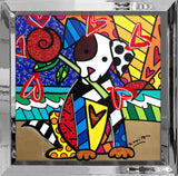 PUPPY LOVE -  Mixed Media Original