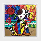 PUPPY LOVE -  Mixed Media Original