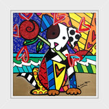PUPPY LOVE -  Mixed Media Original