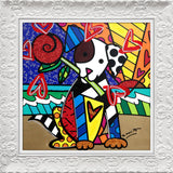 PUPPY LOVE -  Mixed Media Original
