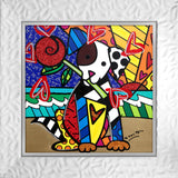 PUPPY LOVE -  Mixed Media Original