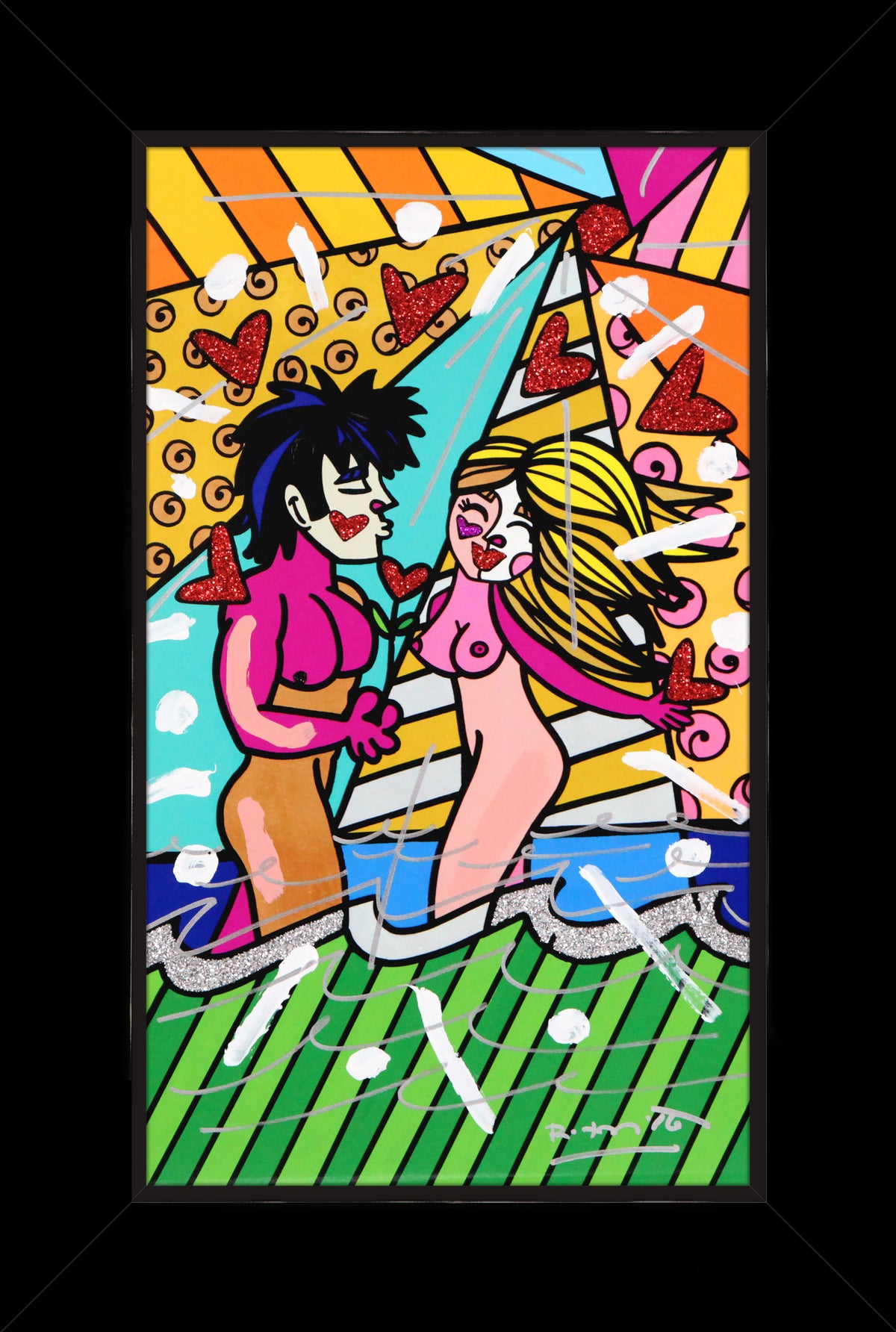 ADAM AND EVE -  Mixed Media Original