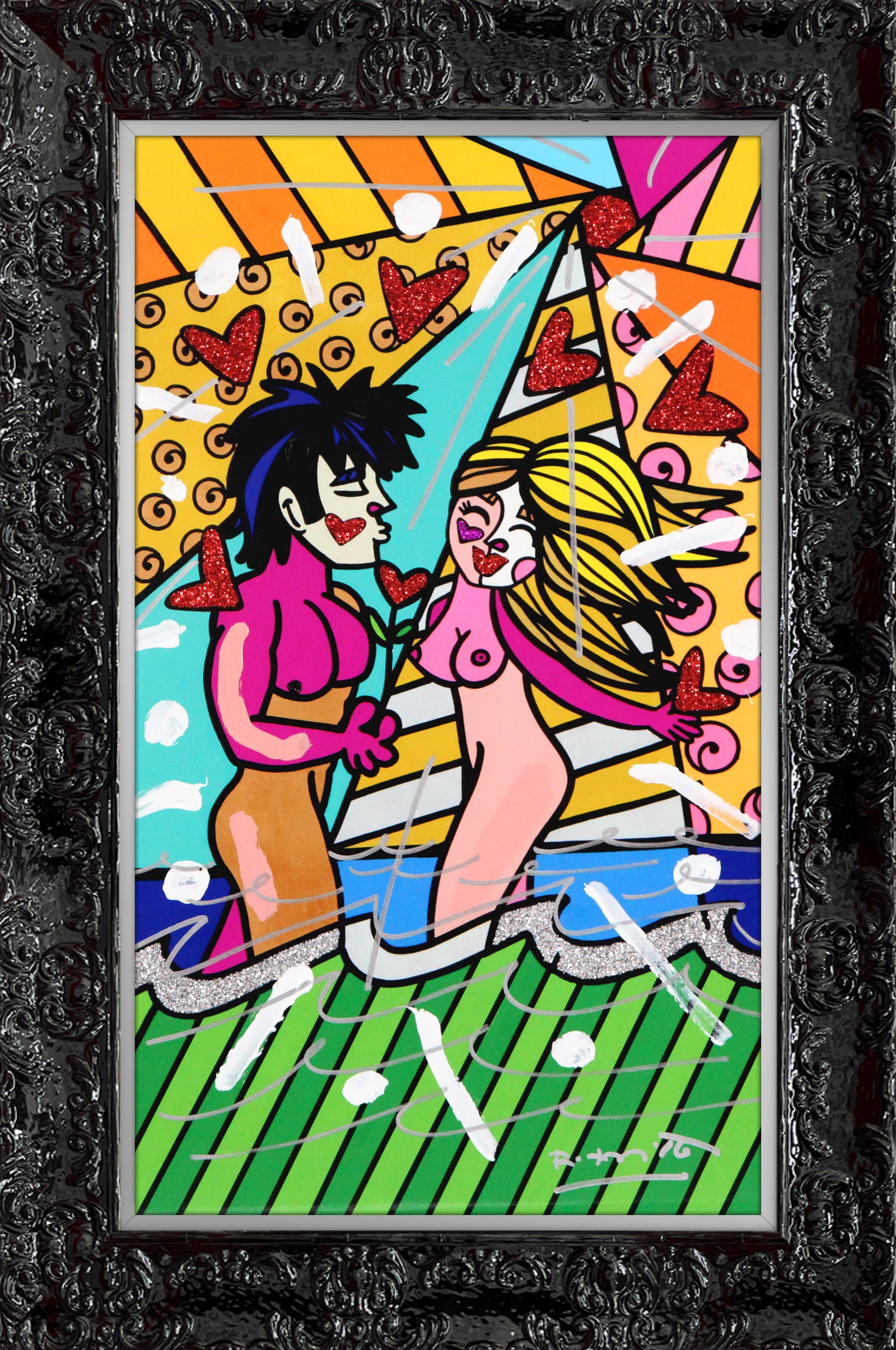 ADAM AND EVE -  Mixed Media Original