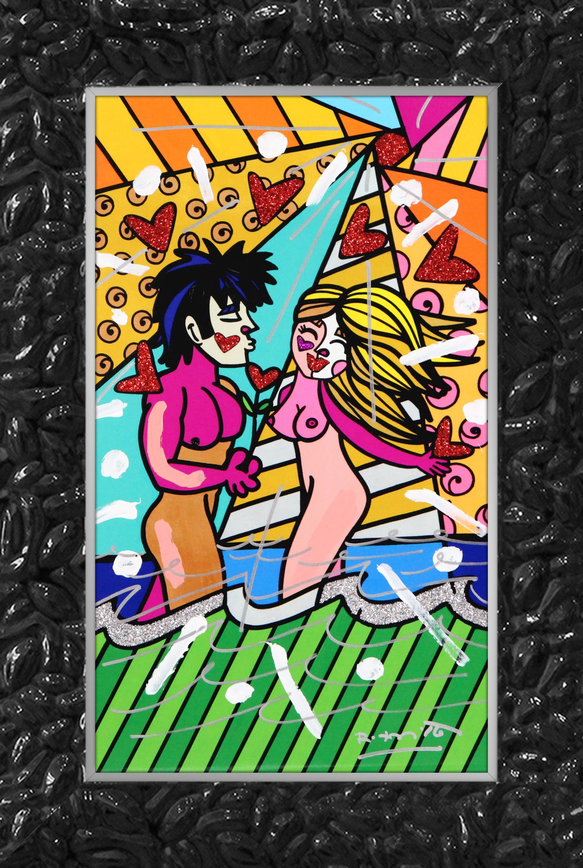 ADAM AND EVE -  Mixed Media Original