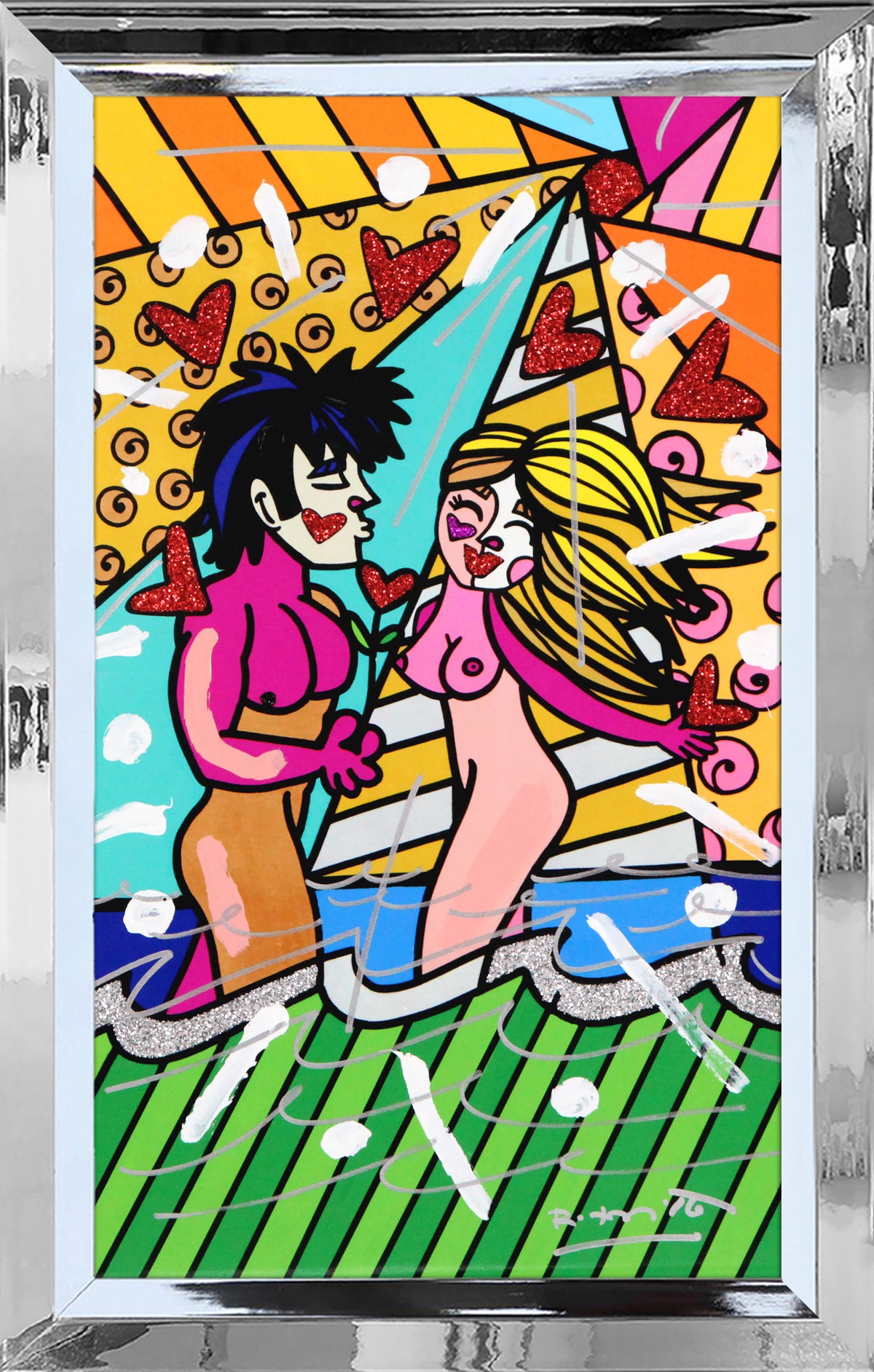 ADAM AND EVE -  Mixed Media Original