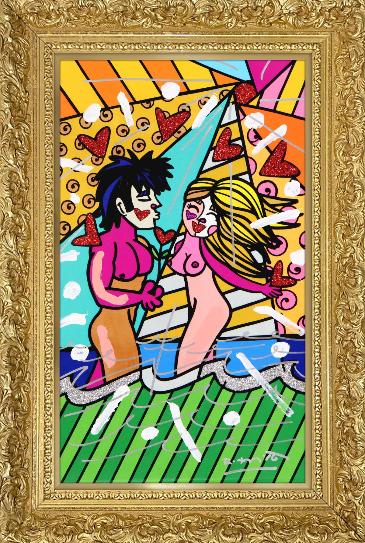 ADAM AND EVE -  Mixed Media Original