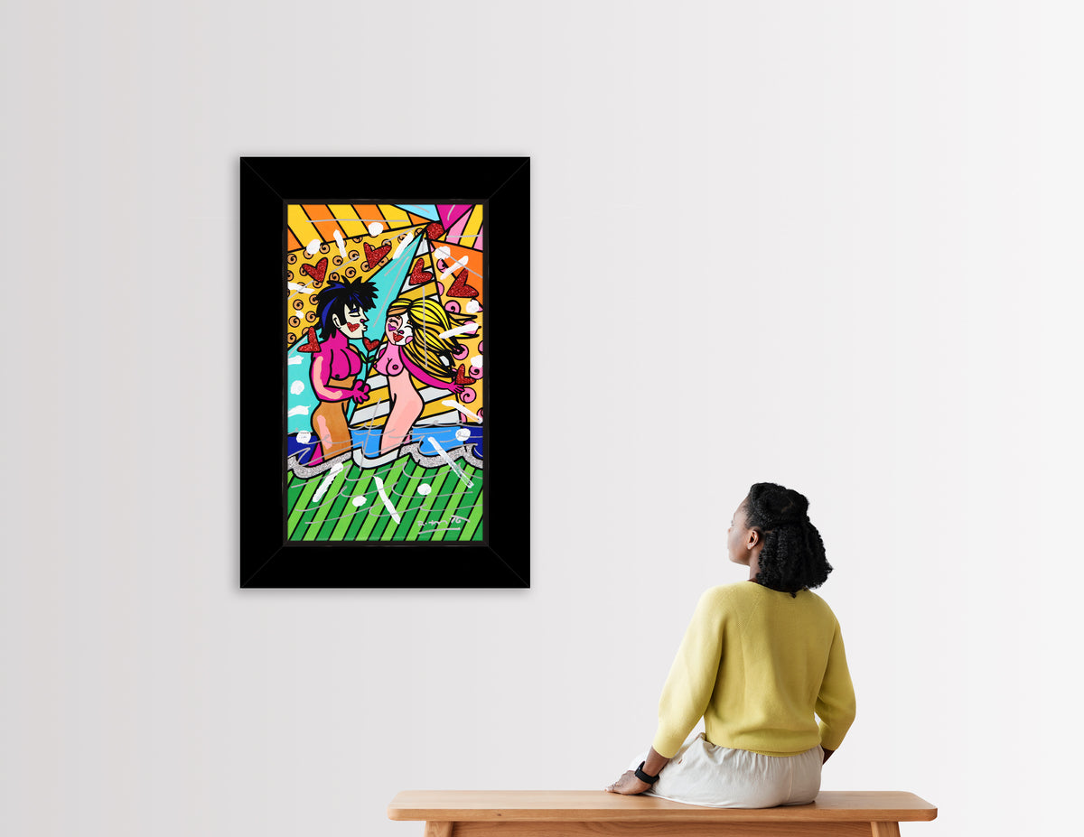 ADAM AND EVE -  Mixed Media Original