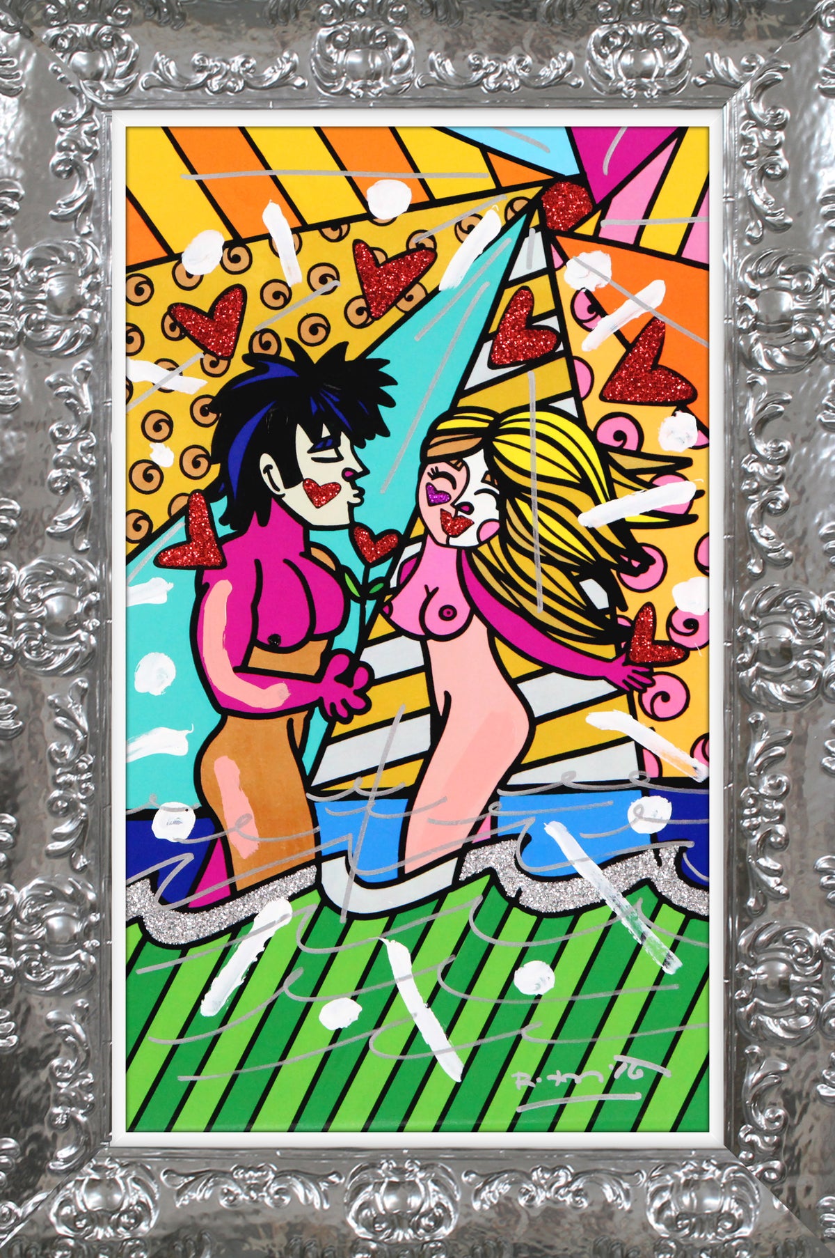 ADAM AND EVE -  Mixed Media Original