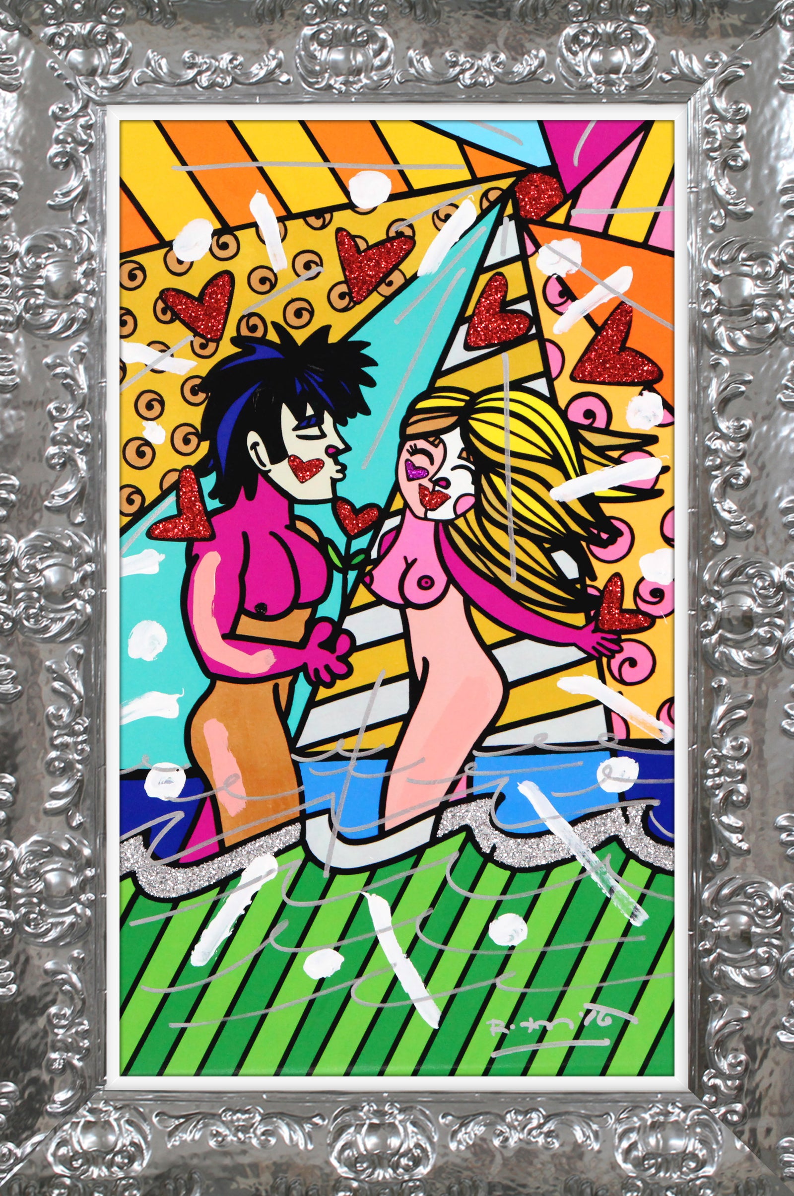 ADAM AND EVE -  Mixed Media Original