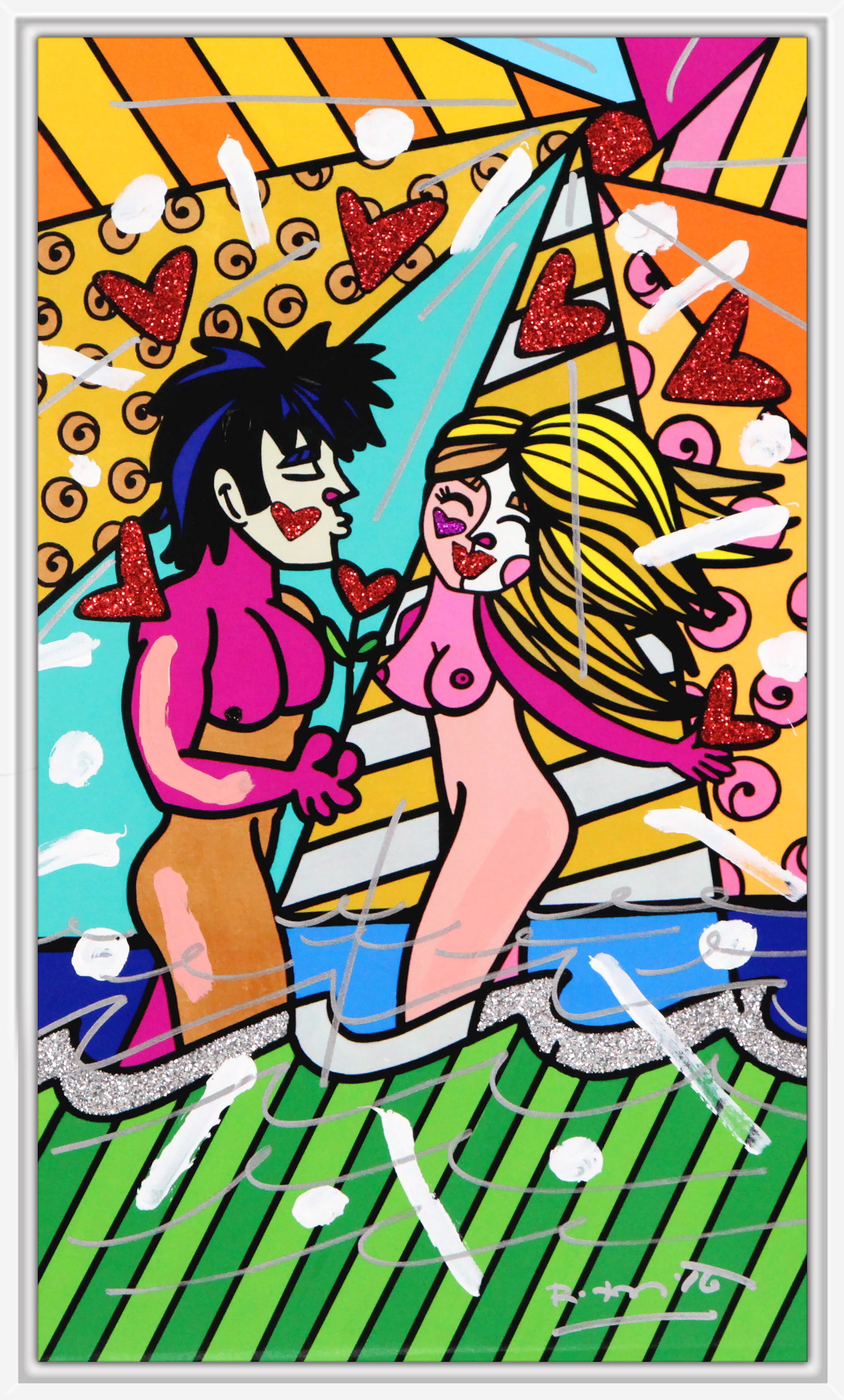 ADAM AND EVE -  Mixed Media Original