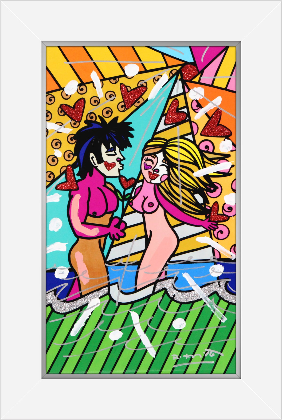 ADAM AND EVE -  Mixed Media Original