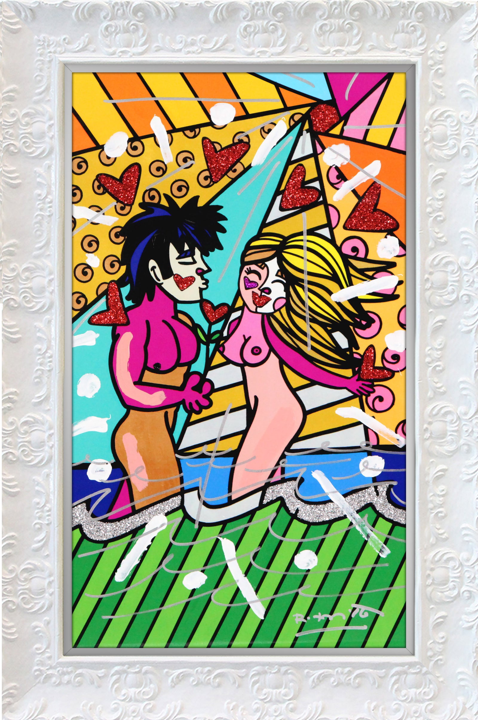 ADAM AND EVE -  Mixed Media Original