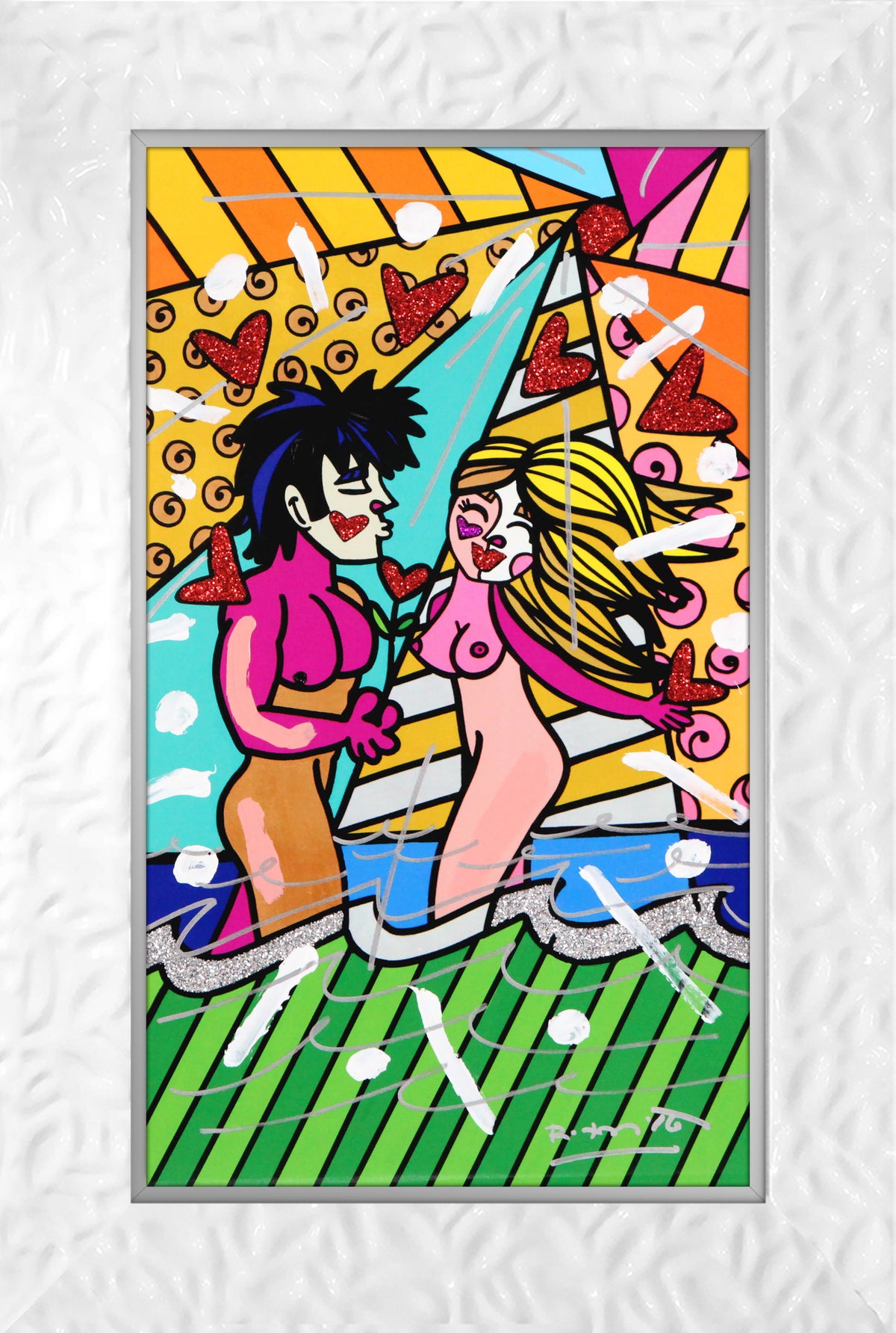 ADAM AND EVE -  Mixed Media Original