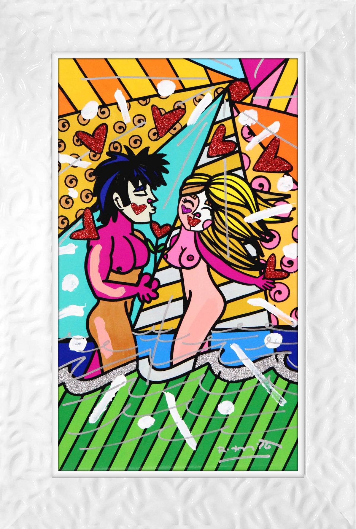 ADAM AND EVE -  Mixed Media Original