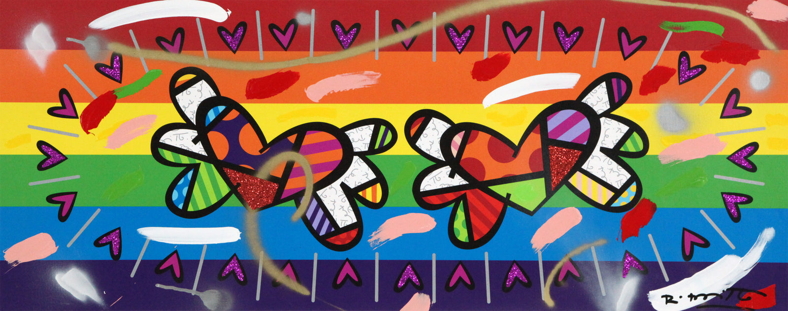 HAPPY -  Mixed Media Original