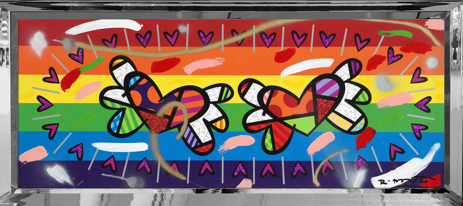 HAPPY -  Mixed Media Original