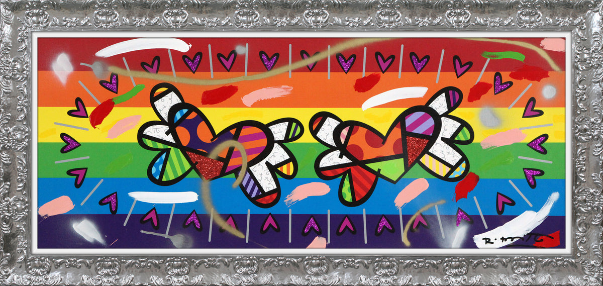 HAPPY -  Mixed Media Original