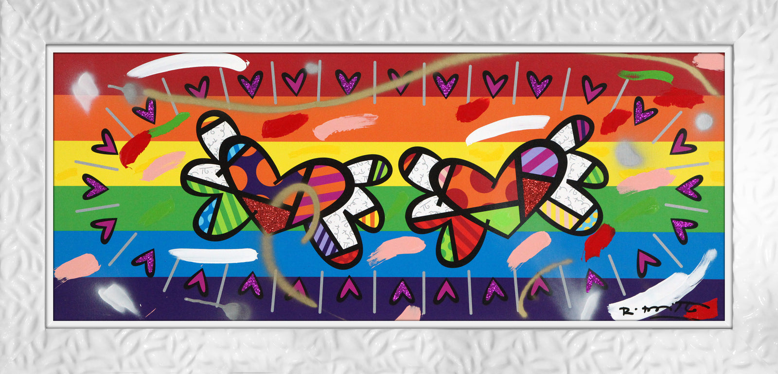 HAPPY -  Mixed Media Original