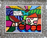 SWISS CHEESE - Mixed Media Original