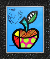 BLUE APPLE -  Mixed Media Original