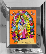 OUR LADY (ORANGE) -  Mixed Media Original