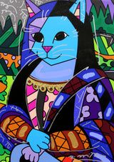 MONA CAT -  Mixed Media Original *SOLD*