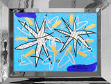 NIGHT STARS BLUE -  Mixed Media Original