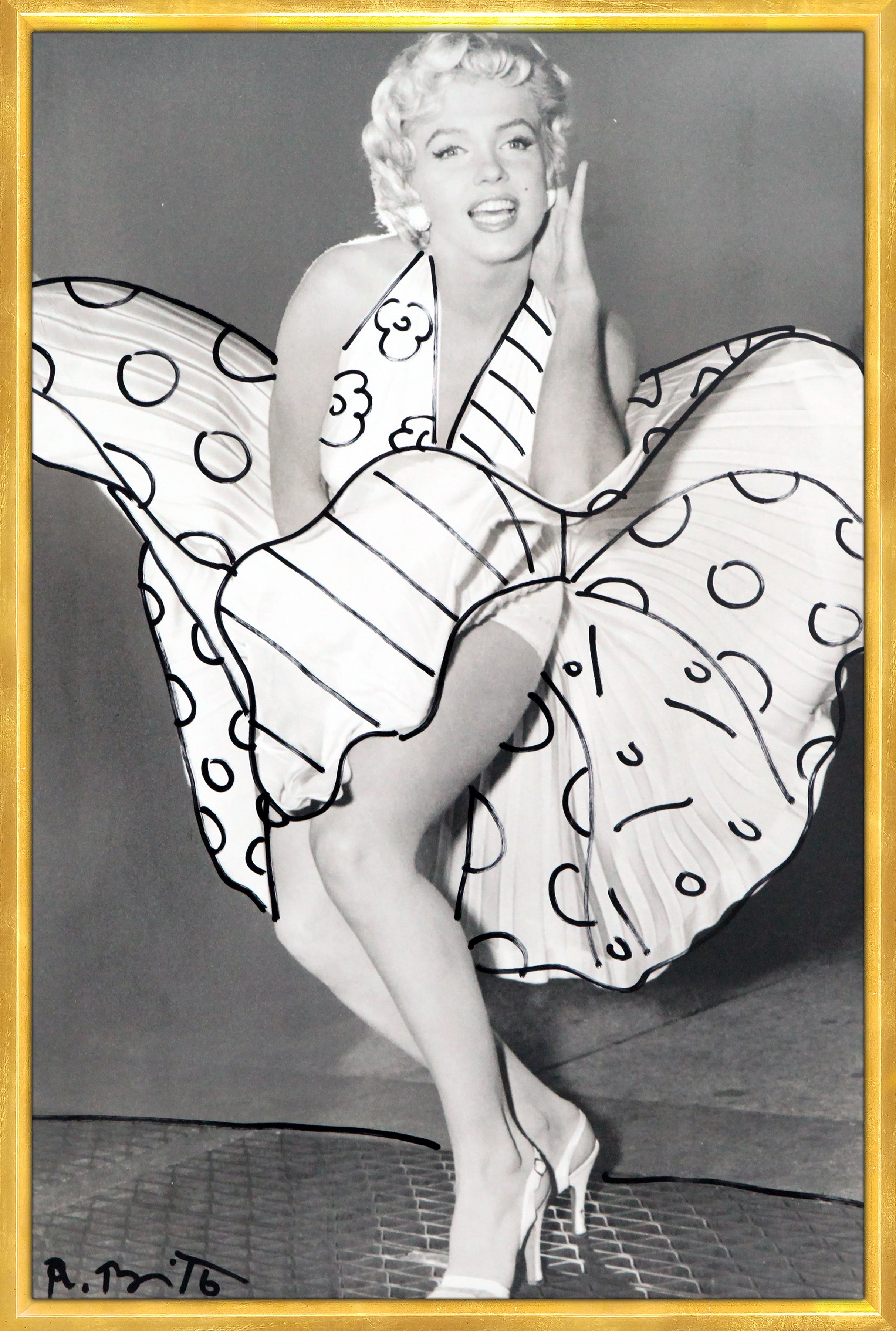 Marilyn Monroe - Mixed Media Original