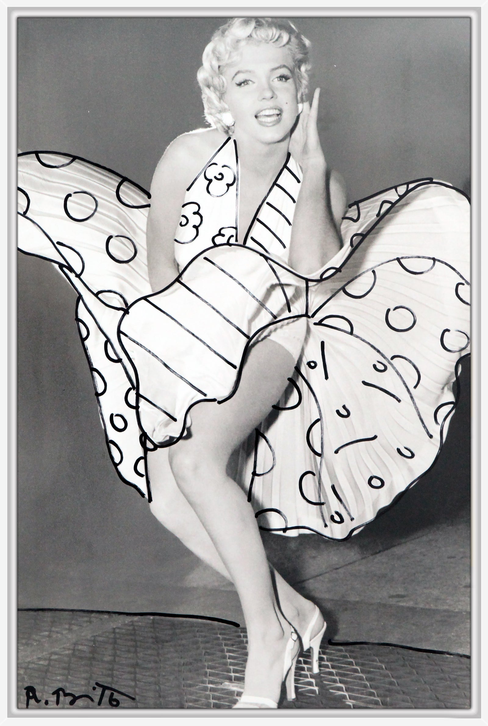 MARILYN MONROE -  Mixed Media Original