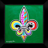 FLEUR-DE-LIS  -  Mixed Media Original