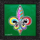 FLEUR-DE-LIS  -  Mixed Media Original