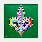 FLEUR-DE-LIS  -  Mixed Media Original