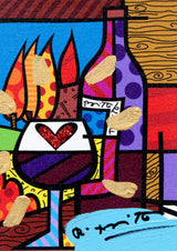PINOT NOIR -  Mixed Media Original
