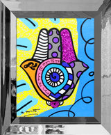 HAMSA (YELLOW UP) -  Mixed Media Original