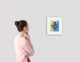 HAMSA (YELLOW UP) -  Mixed Media Original