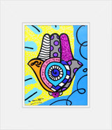 HAMSA (YELLOW UP) -  Mixed Media Original