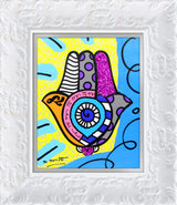 HAMSA (YELLOW UP) -  Mixed Media Original