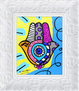HAMSA (YELLOW UP) -  Mixed Media Original