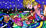 MIDNIGHT IN PARIS -  Mixed Media Original