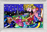 MIDNIGHT IN PARIS -  Mixed Media Original