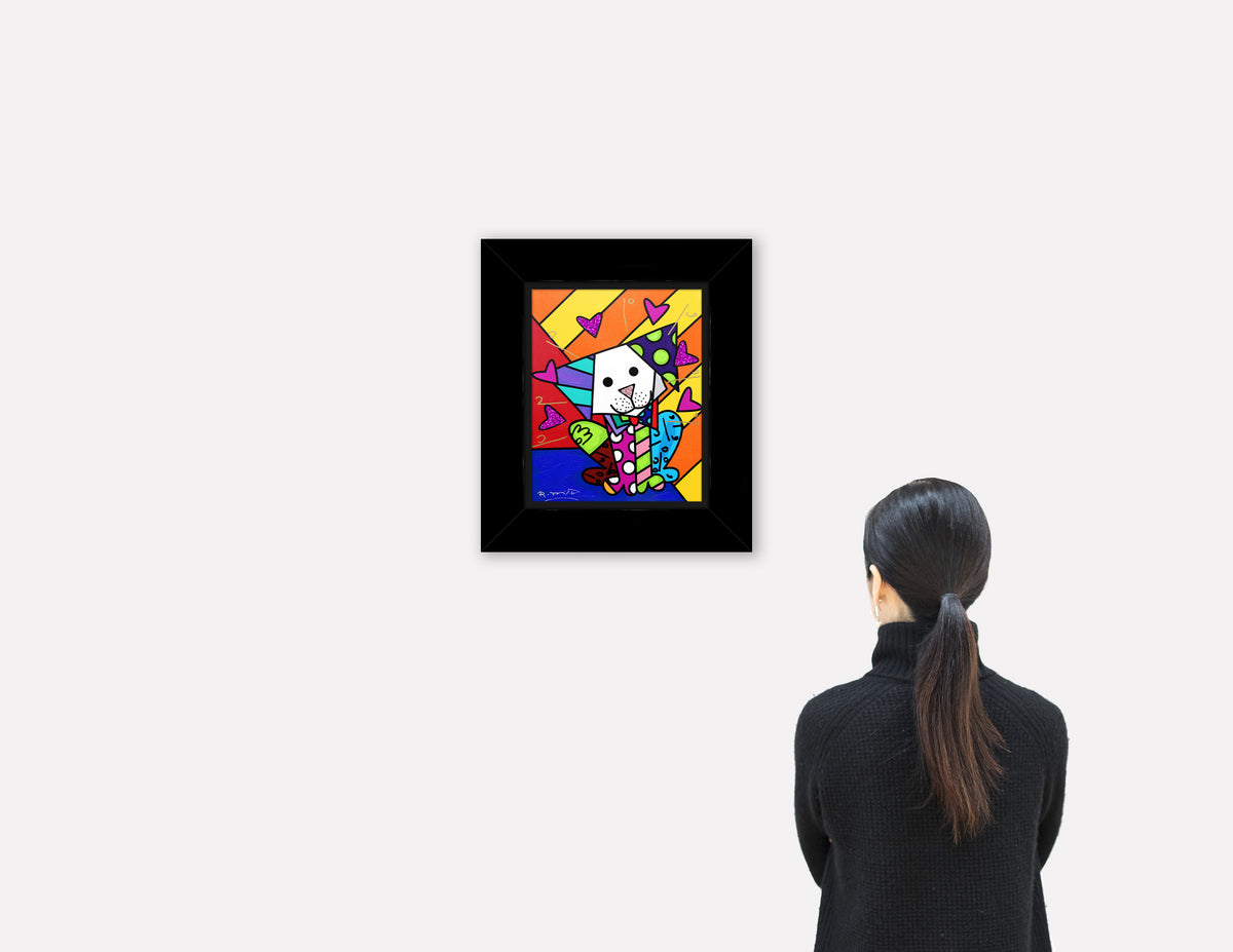 Andy Orange X - Mixed Media Original