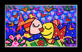 DEEP LOVE -  Mixed Media Original *SOLD*