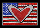 LOVE AMERICA -  Mixed Media Original