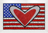 LOVE AMERICA -  Mixed Media Original