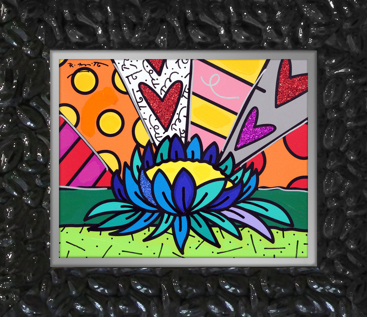 LOTUS FLOWER -  Mixed Media Original
