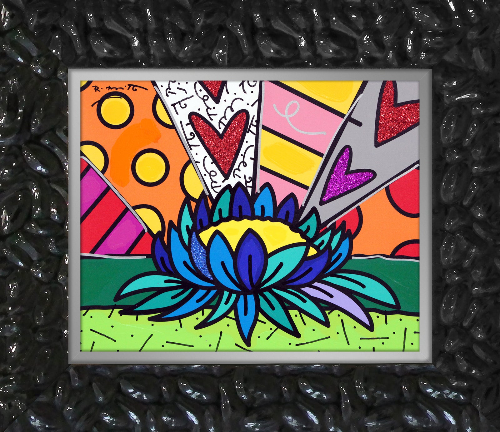 LOTUS FLOWER -  Mixed Media Original