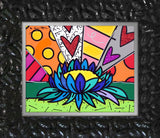 LOTUS FLOWER -  Mixed Media Original