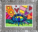 LOTUS FLOWER -  Mixed Media Original