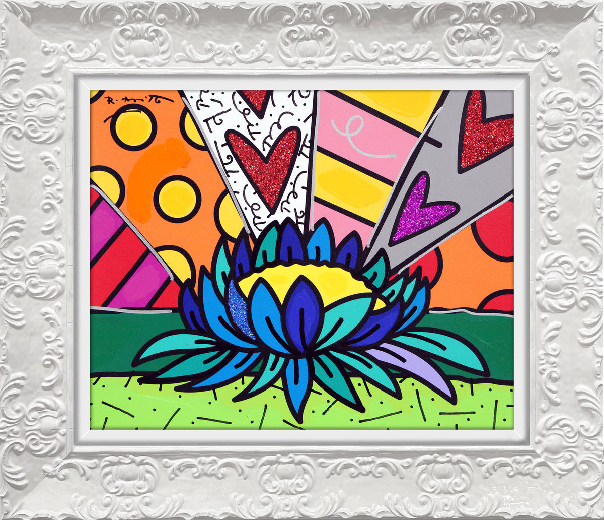LOTUS FLOWER -  Mixed Media Original